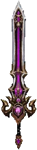 Silver Heart Magic Sword