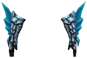 Blue Eye Illusion Knight Gloves