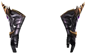 Silver Heart Illusion Knight Gloves